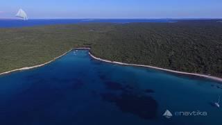 Bay Draga, Olib Island (Croatia) - Aerial video