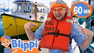 Blippi Explores A Water Taxi Boat! | Learn Boats for Kids | Educational Videos for Kids