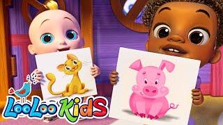 𝑵𝑬𝑾Animal Sounds - S2EP74 Kids Songs Fun  | LooLoo Kids Songs for Kids