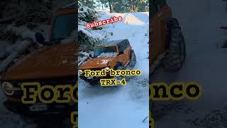 Ford bronco in the forest #fordbronco4x4 #offroad #snow #broncooffroad