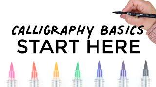 Handlettering 101! Basic Calligraphy Strokes | How To Handletter