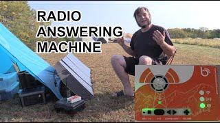 Checking Out The Latest Boondock Echo - An Off-Grid Radio Answering Machine