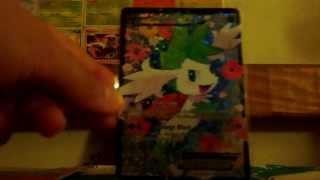 SHAYMIN EX FA PULL! Sylveon Collection Box Opening - PokeOpening #33