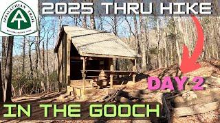 2025 Appalachian Trail Thru Hike Day 2 Hawk Mountain To Gooch Gap Shelter #appalachiantrail