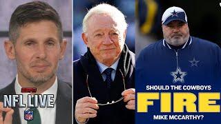 NFL LIVE | Jerry Jones must finally pull plug on Mike McCarthy - Dan Orlovsky calls Cowboys pathetic