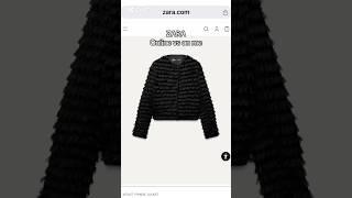 VELVET FRINGE JACKET Zara #outfitideas #zaraonlineshopping #partyoutfits