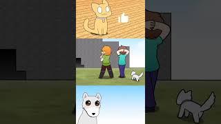 Pick up a Wolf  | Minecraft anime #shorts