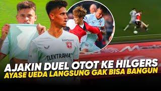 Dikasih Paham Duluan di Liga Belanda !! Momen Mees Hilgers Sikat Ayase Ueda Pemain Feyenoord