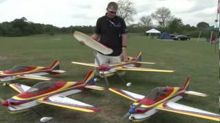 Extreme Flight 2m Vanquish F3A production preview at SEFF