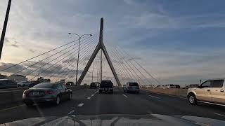 Leonard P Zakim Bunker Hill Memorial Bridge Boston Massachusetts USA