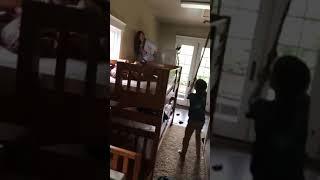 Beating Up My Sister With Broom