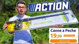 JE TESTE UNE CANNE A PECHE ACTION ! (20€)