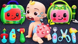 19 Minutes Satisfying Unboxing Doctor Set, Dirty House Doctor First Aid Toys ASMR | Fun Review Toys
