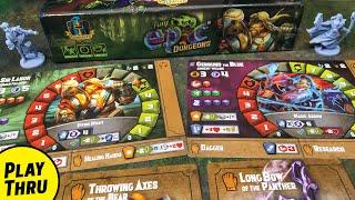 TINY EPIC DUNGEONS Playthrough with Basics of How to Play Published by Gamelyn Games