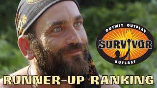 Survivor Runner-Up Ranking