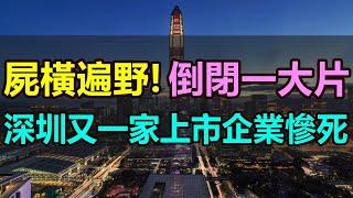 屍橫遍野！3000家企業慘死！深圳又一家上市企業扛不住了！公司人去樓空，員工停產待崗！房地產崩塌，相關行業全部崩盤破產，都在倒閉的邊緣苦苦掙紮，讓人唏噓不已 #深圳樓市崩塌 #房地產暴雷