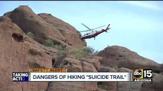 Teen's 100-foot fall highlights dangers of Camelback Mountain