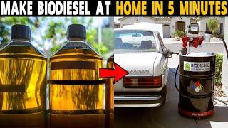 How to make Biodiesel at Home in 5 Minutes..! | Biofuel From used Vegetable oil / Cooking Oil