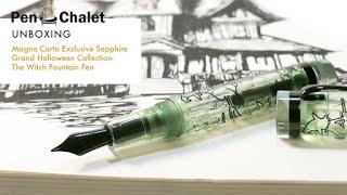 An Exclusive Halloween Release! Magna Carta Sapphire Grand The Witch Fountain Pen