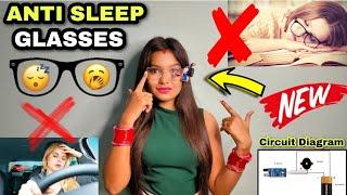 Anti Sleep Alarm Glasses | Eye Blink Project without using Arduino | Antisleep Device for Driver