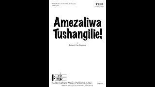 Amezaliwa Tushangilie! (TTBB a cappella, opt. drums) by Robert Jim Begisen - Score & Sound