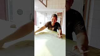 proses pengamplasan luxio 2009
