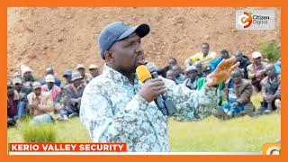 Interior CS Murkomen applauds Kerio Valley communities for keeping peace