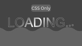 CSS Loading Text Animation With Gradient Background @iqraCS