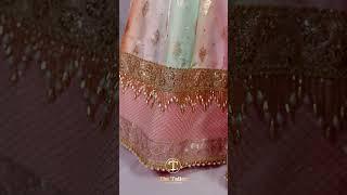 Bring elegance to your look with this beautiful pastel lehenga! #lehenga #tailor #bridal