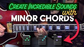 Minor chord magic! Build incredible sounds by playing minor chords over Major - Guitar Lesson EP587