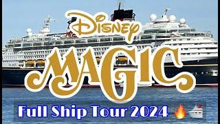 The ultimate Disney Magic Cruise Ship | Full Tour 2024 | HD