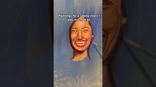 Paintings I did for an event #artshorts #selena #newart
