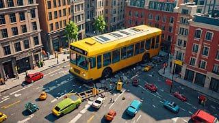 Spielzeug Busse und Oberleitungsbusse/Dickie Toys City Liner Tram/Articulated Trolleybus