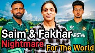 Shoaib Akhtar Statement On Saim Ayub & Fakhar Zaman | Saim Ayub Batting Highlights |Champions Trophy