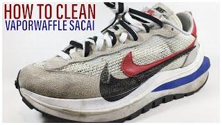 Cleaning a dirty Nike Vaporwaffle Sacai! | Sneaker Cleaning