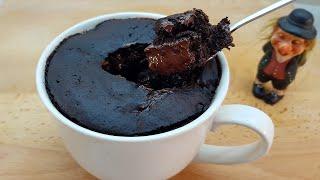 Cake "chocolate cup", chocolate LAVA cake / lava cake / cake from the cup in the microwave