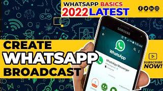 How to Create a Broadcast List in WhatsApp | Step-by-Step guide on iPhone | Do It Yourself.