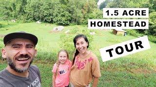 1.5 Acre Homestead TOUR!! (homesteading family)