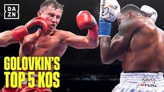 Gennadiy "GGG" Golovkin's Top 5 KNOCKOUTS