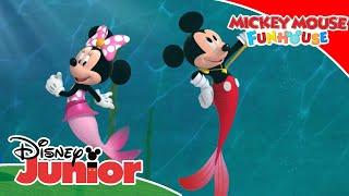 Mickey Mouse Funhouse: Una aventura acuática | Disney Junior Oficial