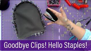 Sewing Hack: How to Use a Stapler Instead of Clips for Bag Making