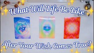 YOUR LIFE AFTER YOUR WISH COMES TRUE  Detailed Pick a Card Tarot Reading  Collab w @tidaltarot 