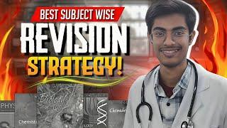 Best Subject wise Revision Strategy ‼️NEET Revision ‼️ By AIR 59 ‼️