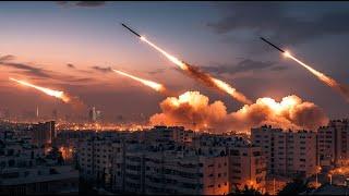 5 minute ago! 1000 Iranian Cruise Missiles fired at downtown Tel Aviv, Israel