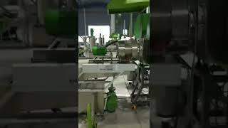 Гранулятор полимеров с термокомпактором для переработки ПП плёнки. Оборудование для бизнеса. #shorts