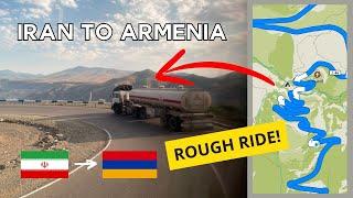 Iran to Armenia Land Border Crossing: Dangerous Roads by Bus!