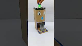 Science Project DIY Water Dispenser Machine || How to make water dispenser from cardboard #shorts