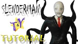 Как слепить Слендермена из пластилина Туториал Slenderman from plasticine Tutorial