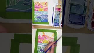 Easiest beginner lesson, learn watercolor fast!