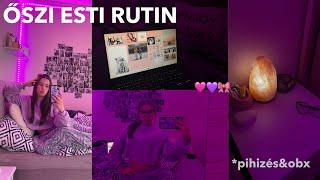 ŐSZI ESTI RUTIN | életem első youtube videója